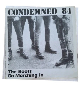 RARE Condemned 84 Original ROR "The Boots Go Marching" In Vinyl Album - Bild 1 von 3
