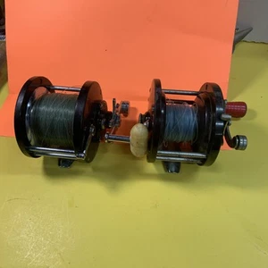Vintage Penn No 85 And Penn No 285 Saltwater Bait Casting Surf Fishing Reels - Picture 1 of 5