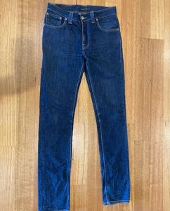 Nudie Jeans Mens Thin Finn Stretch Jeans Size 31 x 34 Pre Owned - Bild 1 von 8