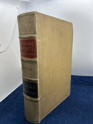 Reports Of Cases Argued And Determined Supreme Court Of Alabama 1880 Book 42 - Image 1 of 4