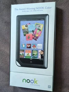 Barnes & Noble Nook Color Wi-fi Tablet w/Box & Book/Guide No Power Cord  - Picture 1 of 7