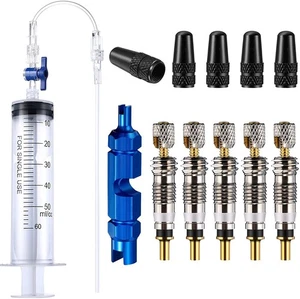 Biciclette Siringa per Liquido Sigillante per Tubeless e Strumento di Rimozione - Foto 1 di 24