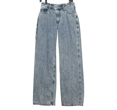 Hollister Jeans Womens Curvy High Rise Baggy Wide Leg Size 27 LONG Skater Retro - Image 1 of 4