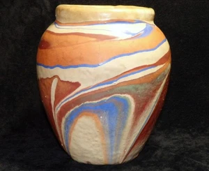 Beautiful 1930s OZARK ROADSIDE TOURIST POTTERY 6" VASE Pot Jar (#2) - Picture 1 of 14