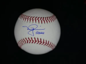 MARK MCGWIRE SIGNIERT OFFIZIELLER MAJOR LEAGE BASEBALL MIT DER AUFSCHRIFT "583 HR'S" BAS COA - Bild 1 von 2