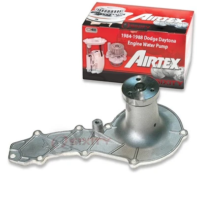 Bomba de agua del motor Airtex para Dodge Daytona 1984-1988 2,2 L 2,5 L L4 refrigerante xr Foto 1 de 4