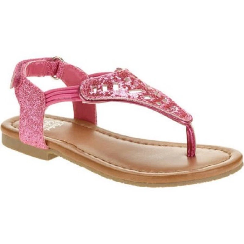 Faded Glory Toddler Girls' Sparkle Glitter Thong Sandals - Image 1 of 1