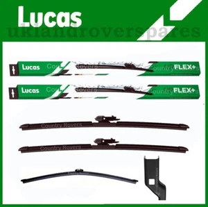 VOLVO XC70 WIPER BLADES 2007 to 2016 LUCAS BRAND 26" & 20" + 14" QUALITY REAR - Picture 1 of 13
