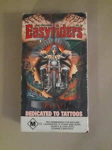 Easy Rider Video Magazine No 16 Dedicated To Tattoos VHS tape - Picture 1 of 3