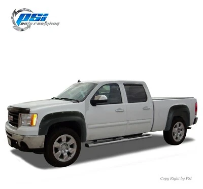 Pocket Bolt Fender Flares Fits GMC Sierra 2500 HD 3500 HD 2011-2014 Textured Foto 1 de 3