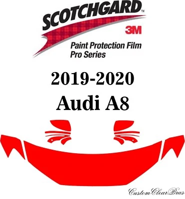 Película de protección de pintura 3M Scotchgard serie Pro transparente 2019 2020 Audi A8  Foto 1 de 3