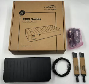 CRADLEPOINT S5A037A E100-C4D E100 SERIES ENTERPRISE WIRELESS ROUTER - Picture 1 of 6