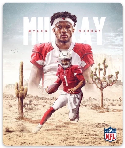 Kyler Murray Arizona Cardinals Player #1 In Action Arizona Desert Scene MAGNET Cover