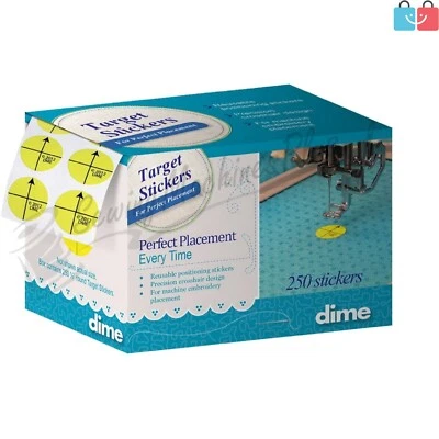 Multi-Color Target Stickers - Essential Tool for Machine Embroidery Projects - Image 1 of 3