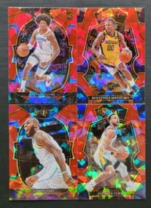 2022-23 Select Basketball RED CRACKED ICE PRIZMS with Rookies You Pick the Card