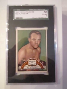 1951 AL HOSTAK BOXING CARD #92 - TOPPS RINGSIDE - SGC GRADED 80 EX/NM 6 - Picture 1 of 2