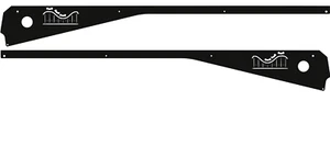 Roller Coaster Tycoon Pinball Side Rails Armor (stern) mod 1390 - Picture 1 of 4