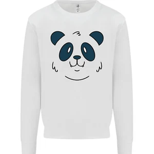 A Cute Panda Bear Face Kids Sweatshirt Jumper - Picture 1 of 7