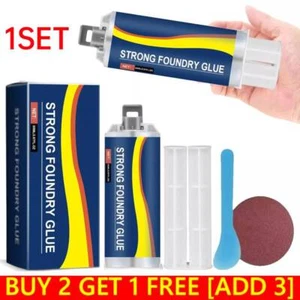 Strong Foundry Glue,Metal Repair Glue,ab Metal Glue Heary Duty Weld 2025 NEW - Picture 1 of 7