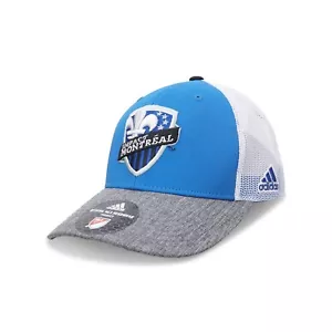 CF Montréal Impact MLS Adidas Authentic Team Logo Mesh Snapback Hat Cap - Picture 1 of 6