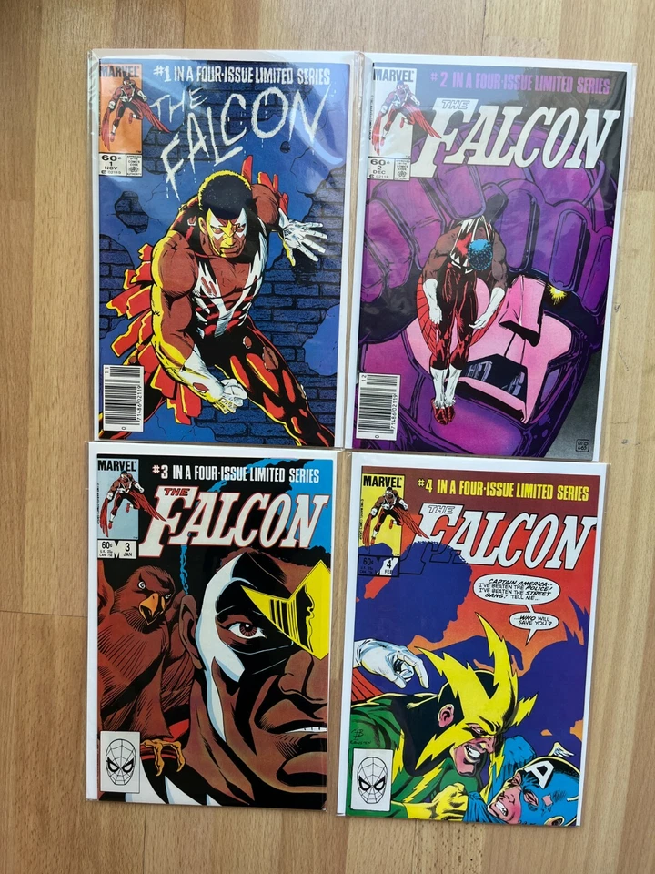 Falcon vol.1 #'s 1-4 1983 Complete Avg Grade 9.0 Marvel Comic Book Set E13-194 - Image 1 of 1
