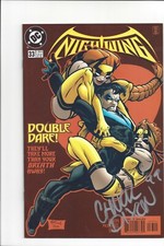 NIGHTWING (1998) #33 SIGNED by Chuck DIXON - 9.0+ - DC - "Double Dare"