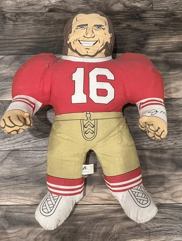 NFL Joe Montana Tackling Wrestling Buddy Ace Novelty Plush Football 49ers 1991 Cover