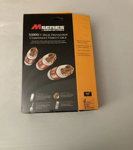 Monster Cable M1000CV ULTIMATE YPbPr HD Component Video 4’ HDTV INTERCONNECT 🎁 - Picture 1 of 4