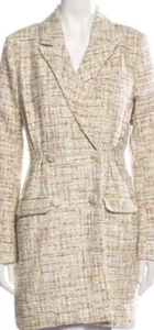 Jason Wu Medium Tweed Blazer NWT Double Breasted Long Sleeve Mini Dress $RV425 - Picture 1 of 14