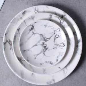 Marble Round Plate - Picture 1 of 2