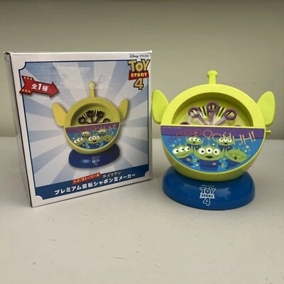 Máquina sopladora de burbujas Toy Story 4 Disney The Aliens Green Men fabricante JP JAPÓN Foto 1 de 4
