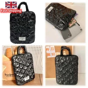 13 Zoll Laptop Tragetasche Ästhetische Laptop Handtasche für Frauen (schwarz) - Bild 1 von 7