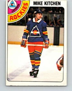 1978-79 O-Pee-Chee #338 Mike Kitchen  Colorado Rockies V25604