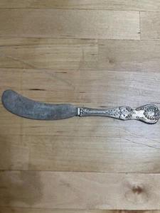 COLTELLO DA BURRO VINTAGE ARGENTO STERLING ""KING"" J.E. CALDWELL & CO - Foto 1 di 7