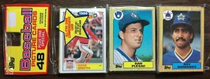 1987 TOPPS Rack Pack OZZIE SMITH AS Glossy & BILLY JO ROBIDOUX showing F6020411