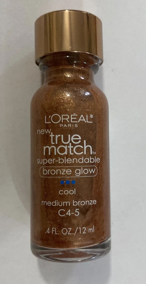 L'Oreal True Match Super-blendable Bronze Light Med Glow C4-5 COOL  Lot of 2 - Image 1 of 1