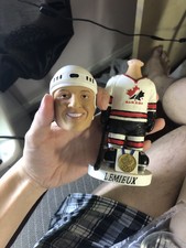 Mario Lemieux Team Canada 2002 Olympics NHL Bobblehead NIB Bobble Dobbles Hockey