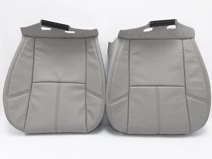 2007-2014 Tahoe Suburban Seat Cover Vinyl Driver+Passenger Light Titanium Gray - Picture 1 of 1