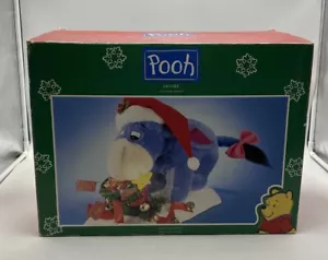 Pooh Eeyore Telco Creations Motion-ettes Christmas Decoration Tested Working - Picture 1 of 16