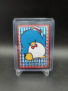 2024 Hello Kitty smoking olografico trading sticker card rosso bianco Sanrio - Foto 1 di 2