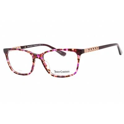 Juicy Couture Women's Eyeglasses Violet Havana Cat Eye Frame JU 249 0YJM 00 - Image 1 of 2