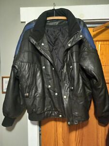 Insulated leather snowmobile/motorcycle suit XL