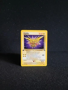 Pokemon Karte Zapdos - 1. Edition Near Mint+ - 30/62 Fossil Set - Bild 1 von 6