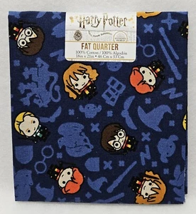 Harry Potter Rookie Wizard 100% Quilting Cotton 18" X 21" Precut Fat Quarter/New - Picture 1 of 3