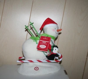 Peluche Hallmark Swooshin Dúo Esquí Muñeco de Nieve Jingle Pals Cantando 2012 Nuevo con Etiquetas - Imagen 1 de 5