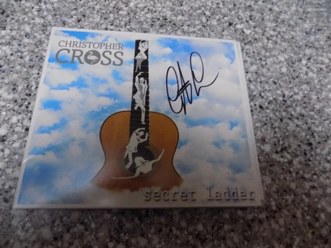 CHRISTOPHER CROSS SECRET LADDER SIGNED CD VERY RARE AUTOGRAPHED Cover