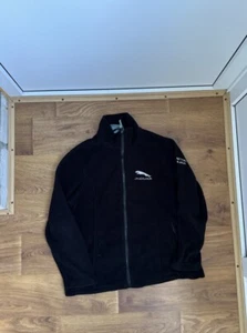 Jaguar Racing Jacket Black Men's Size M Vintage Motorsport Driving Bomber - Picture 1 of 6