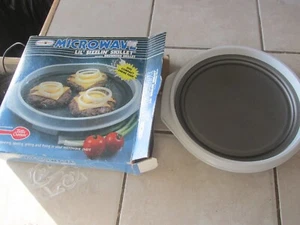 Vintage Nordic Ware Microwave Lil Sizzlin Skillet Browning Searing Grilling New - Picture 1 of 5