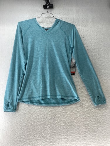 VETEMENTS Felpa donna Pulse Teal con cappuccio taglia S