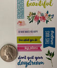 LIFE IS BEAUTIFUL Stickers(16pc) 3birds•Daydream•Flower•Amazing •Label•Love This